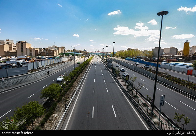 کاهش 85 درصدی ترافیک تهران در روز نخست تعطیلات کرونایی