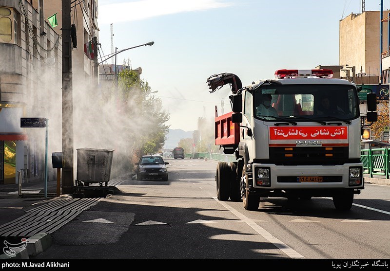 آتش‌نشانی , سازمان آتش‌نشانی تهران , ویروس کرونا , بهداشت و درمان , معاونت خدمات شهری شهرداری تهران , 