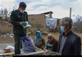 توزیع اقلام بهداشتی در مناطق عشایری جنوب استان اردبیل از نگاه دوربین