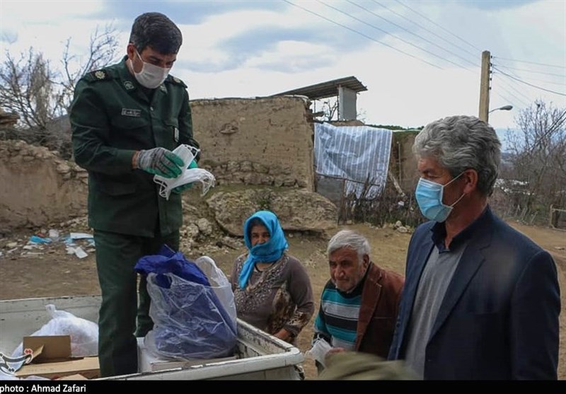 توزیع اقلام بهداشتی در مناطق عشایری جنوب استان اردبیل از نگاه دوربین