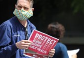 California Medical Workers Protest Hospital’s Restrictions on Mask Use (+Video)