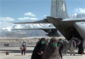 پاک فضائیہ کا سی -130 طیارہ زائرین کو لے کر اسکردو پہنچ گیا