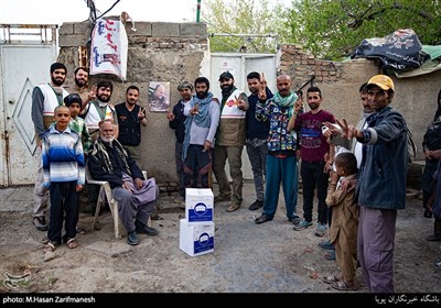 ضدعفونی و غربالگری در مناطق محروم توسط یگان فاتحین بسیج