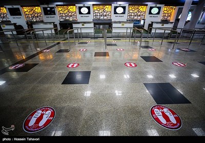 فرودگاه بین المللی و بندر کیش در روزهای مقابله با کرونا