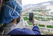 عملیات شادی آفرین بسیجیان قرارگاه جهادی شهید سلیمانی در بیمارستان کرونایی‌ها با رمز یا صاحب‌الزمان+عکس