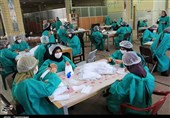 کارگاه مردمی تولید ماسک در مساجد اصفهان