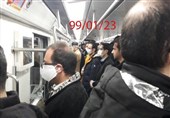 وضعیت وخیم امروز متروی تهران در فاصله‌گذاری هوشمند + عکس