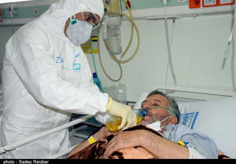 جلوه‌های ایثار کادر درمانی بیمارستان بیماران کرونایی در تبریز به روایت تصویر