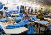 جهادگران افغانستانی روزانه 1000 &quot;گان&quot; رایگان برای بیمارستانهای ایران تولید میکنند + فیلم و تصاویر