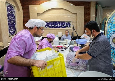 تولید ماسک توسط گروه جهادی عماریون