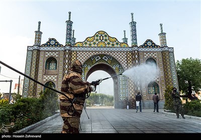 رزمایش پدافند زیستی منتظران ظهور