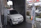 تهران| ابتکار خدمت جهادگران اسلامشهری در روزهای کرونایی؛ احداث تونل مکانیزه خودرو با هزینه شخصی بسیجیان+ تصاویر