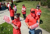 اعتصاب پرستاران ماساچوست در اعتراض به شرایط کاری در دوران کرونا