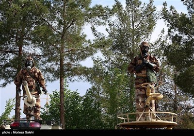 رزمایش خدمت ارتش در اصفهان