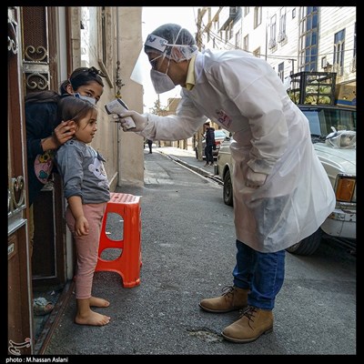 غربالگری ویروس کرونا توسط گروه جهادی در مناطق جنوب تهران