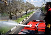 گروههای جهادی البرز دست بهکار شدند؛ نیاز مجدد به ضدعفونی معابر در نقاط مختلف استان
