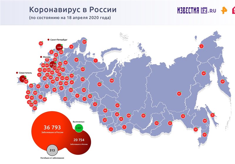 علت پایین بودن قربانیان کرونا در روسیه در مقایسه با سایر کشورها