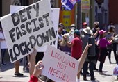 تظاهرات در واشنگتن در اعتراض به قوانین قرنطینه سراسری