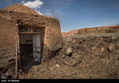 خسارات سیل در روستای بهانگر سبزوار