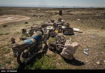 خسارات سیل در روستای بهانگر سبزوار