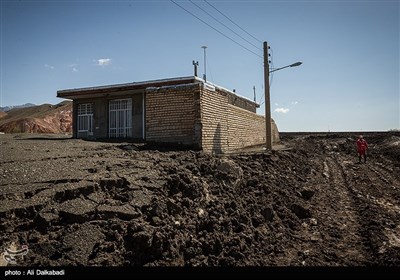 خسارات سیل در روستای بهانگر سبزوار