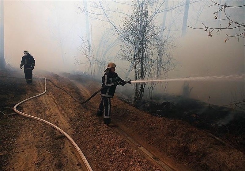 نگرانی اروپا از تشعشات خطرناک ناشی از آتش سوزی در چرنوبیل اوکراین