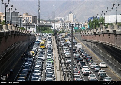  ترافیک تهران رکورد زد/ ترافیک ۱۷۰۱ کیلومتری در روز شنبه 