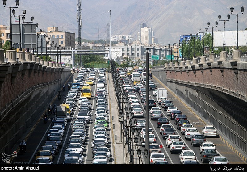 ترافیک تهران رکورد زد/ ترافیک 1701 کیلومتری در روز شنبه