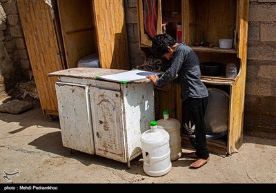 مدرسه ای در خوزستان که کرونا تعطیلش نکرد