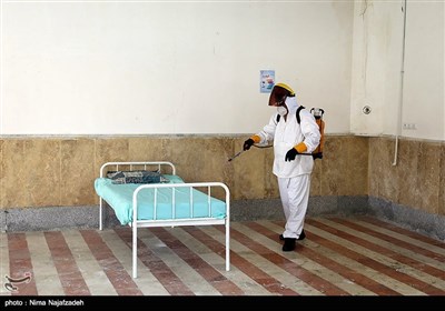 ضدعفونی آسایشگاه معلولین شهید بهشتی - مشهد