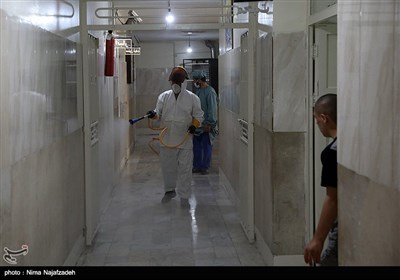 ضدعفونی آسایشگاه معلولین شهید بهشتی - مشهد
