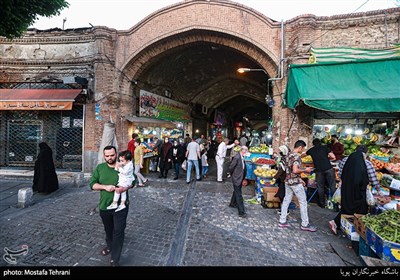 ورودی بازارچه قدیمی شاپور
