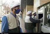 تلاش طلاب جهادگر خراسان شمالی در جبهه مقابله با ویروس کرونا+تصاویر