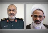 پیام مشترک نماینده ولی فقیه و سردار سلامی به مناسبت هفته عقیدتی سیاسی در سپاه