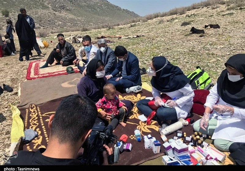 اعزام بالگرد تیم بهداشتی و درمانی به مناطق صعب‌العبور عشایرنشین خوزستان + تصاویر