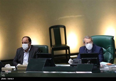 حضور علی لاریجانی در جلسه علنی مجلس شورای اسلامی
