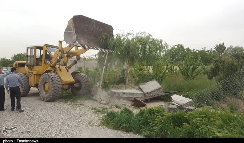 تهران| 66 بنای غیرمجاز در اراضی کشاورزی کهریزک تخریب شد
