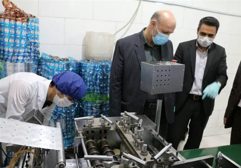 کارخانه تولید ماسک با ظرفیت تولید روزانه 40 هزار عدد در ورامین افتتاح شد