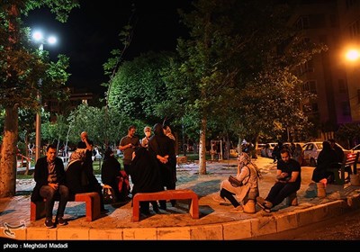 هجوم مردم تهران به خیابانها پس از زلزله