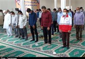 نماز جمعه بشاگرد با همکاری هلال احمر و بسیج برگزار شد؛ ملت ایران در آزمون بیماری کرونا خوش درخشید