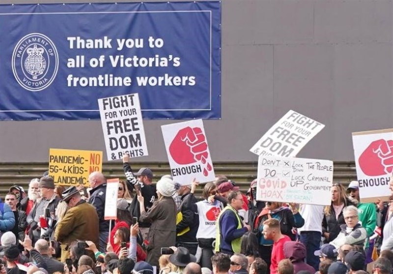 Arrests, Conspiracy Theories at Australia Anti-Lockdown Protest