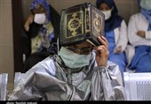 احیای شب قدر در بیمارستان پیامبر اعظم‌(ص) کرمان به روایت تصویر