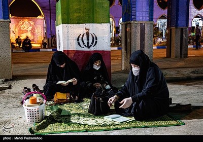 مراسم احیای شب بیست و یکم ماه رمضان در گلزار شهدای اهواز