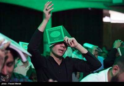 مراسم احیای شب بیست و یکم ماه رمضان در کرمانشاه 
