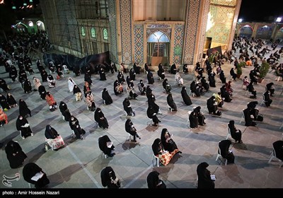 مراسم احیای شب بیست و یکم ماه رمضان در قزوین