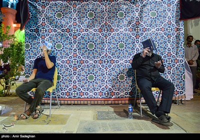 مراسم احیاء شب 21 رمضان در حرم مطهر علی بن حمزه (ع) - شیراز