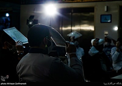 مراسم احیای شب بیست و یکم ماه رمضان در بیمارستان بقیه الله