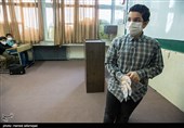 حضور دانش آموزان در کلاس درس پس از بازگشایی مجدد مدارس در پی اعلام ستاد ملی مقابله با ویروس کرونا 