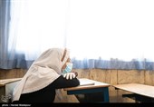 بازگشایی موقت مدارس جهت رفع اشکال دانش آموزان پس از شیوع کرونا - دبستان دخترانه سیدان