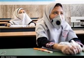 بازگشایی موقت مدارس جهت رفع اشکال دانش آموزان پس از شیوع کرونا - دبستان دخترانه سیدان